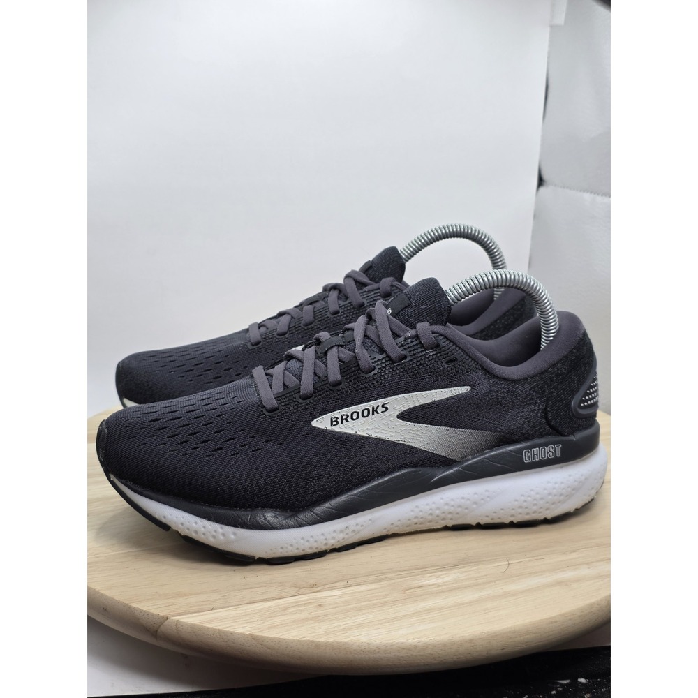 Womens Size 8 - Brooks Ghost Shoes Black Mesh Running Sneakers 1204071B090